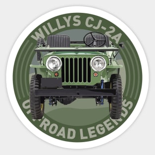 4x4 Offroad Legends: Willys CJ-2A Sticker